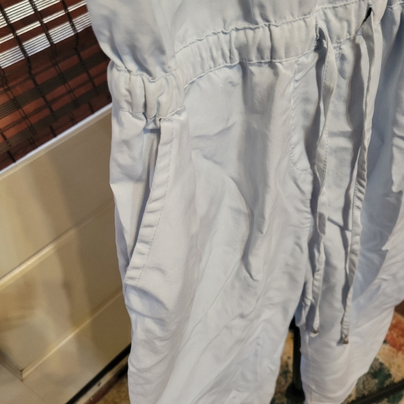 Light Blue Spaghetti Strap Jumpsuit - Picture 9 of 13